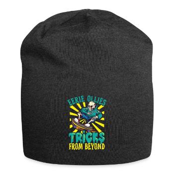 Horror Skateboarder Halloween Skateboard Cadeau - Bonnet en jersey - charbon - Devant