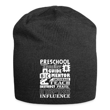 Preschool Teacher Preschool Teacher Mentor - Jersey Beanie - charcoal grey - Front
