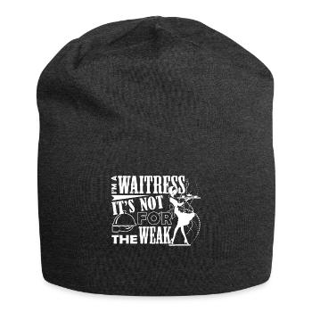 Waitress Waitress Is Not For The Weak - Jersey Beanie - charcoal grey - Front