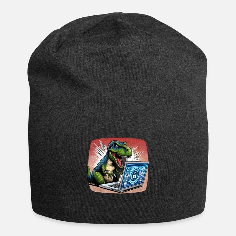 Ethical Hacking Analyst Ethical Cyber Security - Jersey Beanie - charcoal grey