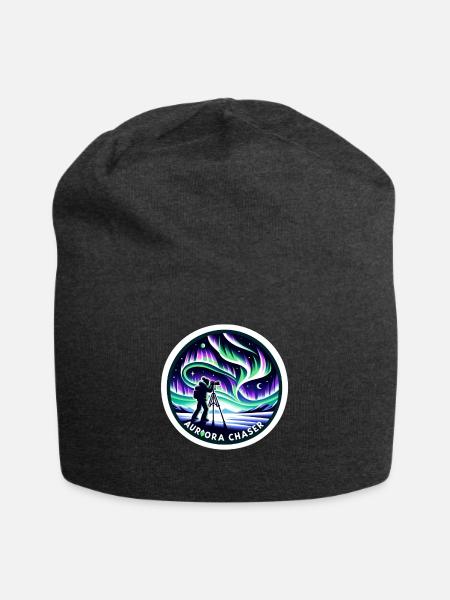 Polarlicht-aurora-verfolger Alaska Wilderness - Jersey-Beanie - Anthrazit