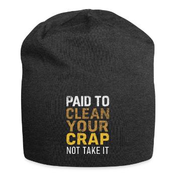 School administrators School staff Caretakers - Jersey Beanie - charcoal grey - Front