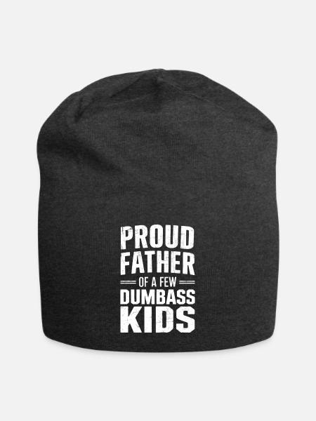 Stolzer Vater Eines Haufens Frecher Kids - Jersey-Beanie - Anthrazit