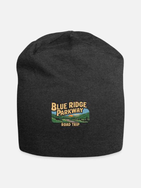 Blue Ridge Parkway Road Trip Abenteuer - Jersey-Beanie - Anthrazit