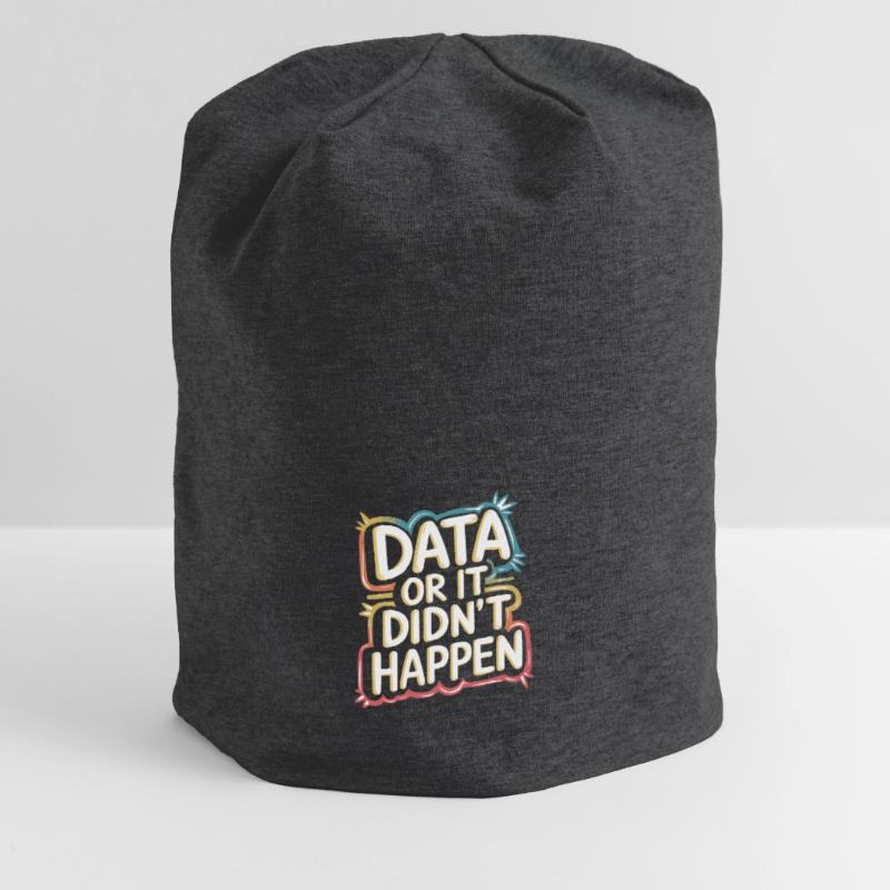Daten Oder Es Ist Nicht Passiert Data Analyst Data Jersey-Beanie