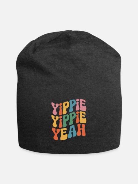Yippie Yippie Yeah - Jersey-Beanie - Anthrazit
