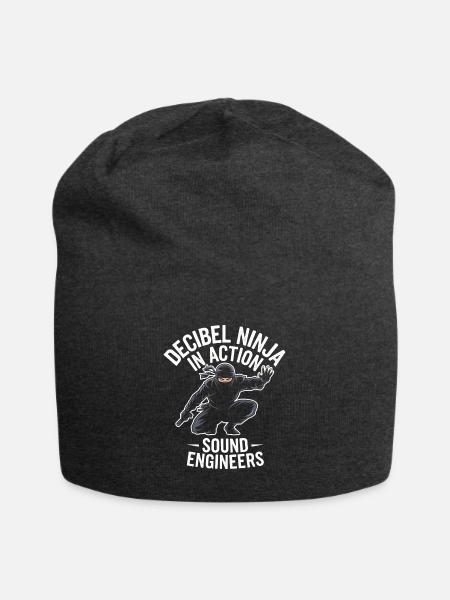 Sound Engineer Studio Life Audio Mixing And Music - Jersey-Beanie - Anthrazit