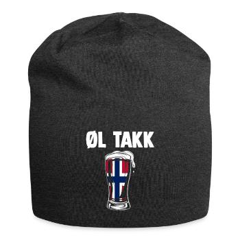 Norway Vacation Norge Fjords Scandinavian Beer - Jersey-Beanie - Anthrazit - Vorne