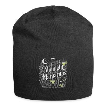 Mitternachts-Margaritas - Jersey-Beanie - Anthrazit - Vorne