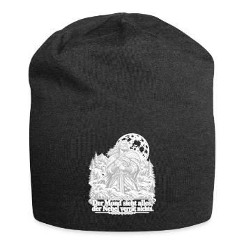 Germanischer Wächter der Nacht - Jersey-Beanie - Anthrazit - Vorne