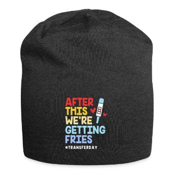 Embryo Transfer Tag Fötus - Jersey-Beanie - Anthrazit - Vorne