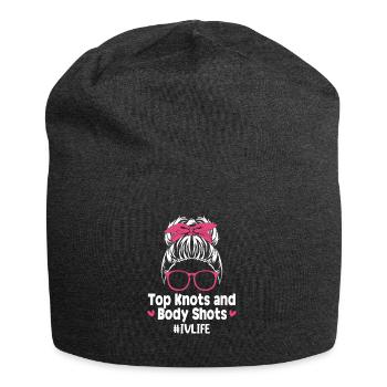 Embryo Transfer Tag Fötus - Jersey-Beanie - Anthrazit - Vorne