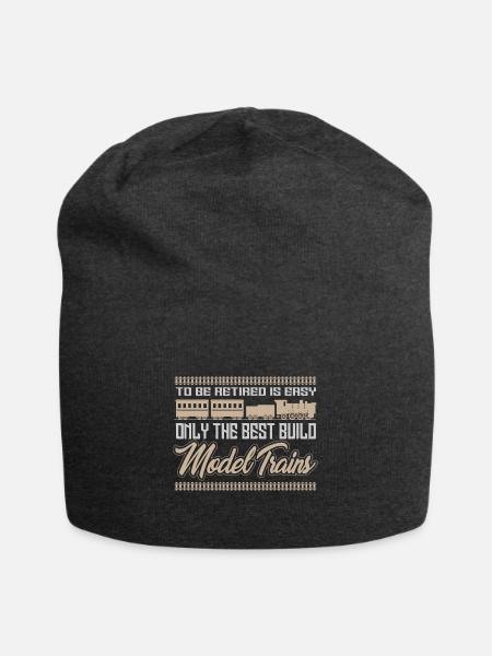Modelleisenbahnen - Züge - Jersey-Beanie - Anthrazit