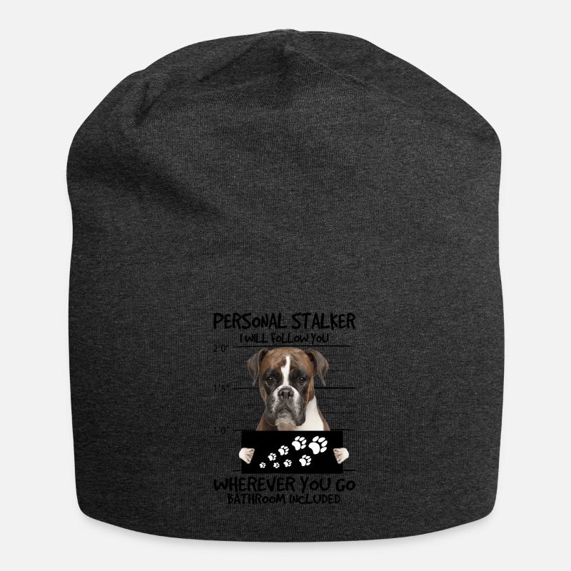 boxer - Jersey Beanie - charcoal grey