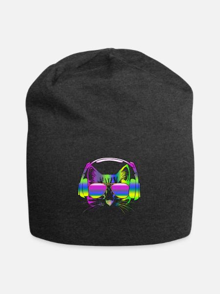 Dj Kitten Headphone - Jersey-Beanie - Anthrazit