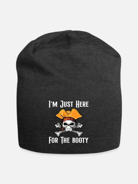 Pirat Piraten Piratenschiff Piraten Geschenk - Jersey-Beanie - Anthrazit