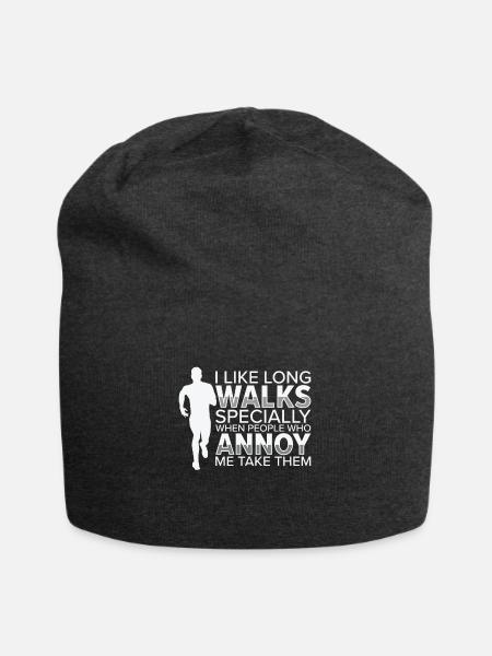 Jogger Läufer Marathon Joggen Langlauf - Jersey-Beanie - Anthrazit