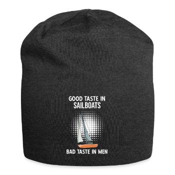 Sailboat Good Taste In Sailboats Bad Taste Im Men - Jersey-Beanie - Anthrazit - Vorne