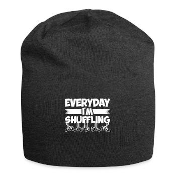 Jeden Tag Schlurfe Ich - Jersey-Beanie - Anthrazit - Vorne