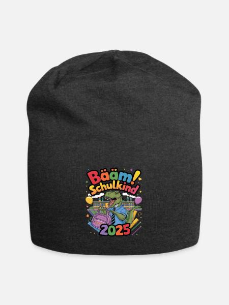 Schulkind 2025 Einschulung Schulanfang - Jersey-Beanie - Anthrazit