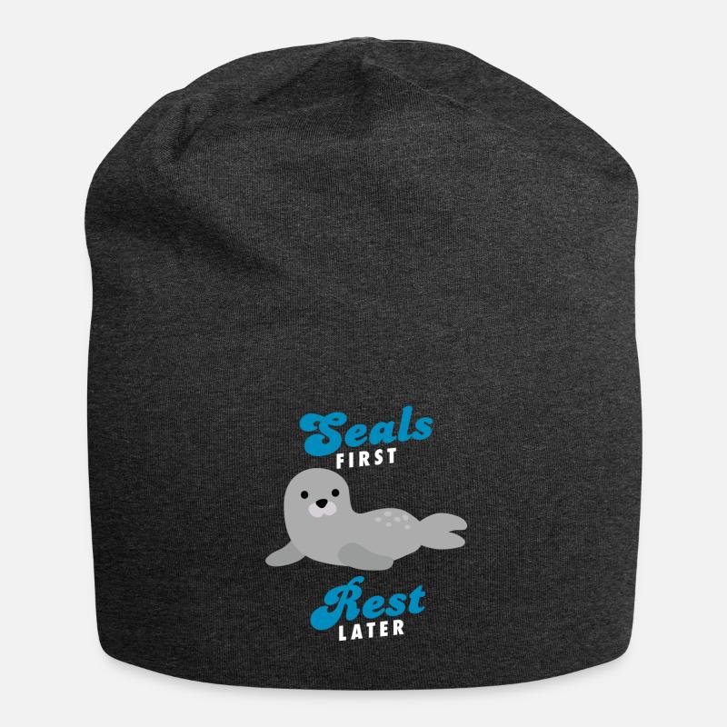 Robbe - Jersey-Beanie - Anthrazit