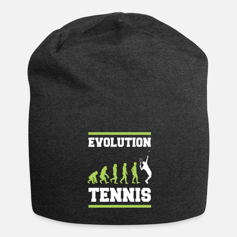 Evolution du tennis - Bonnet en jersey - charbon