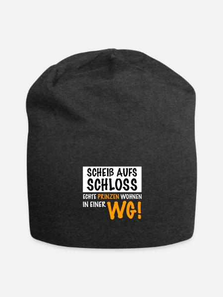 Mitbewohner Mitbewohnerin WG Geschenkidee - Jersey-Beanie - Anthrazit