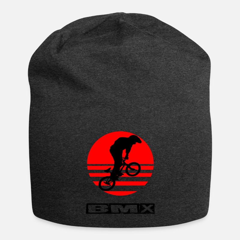 BMX - Bonnet en jersey - charbon