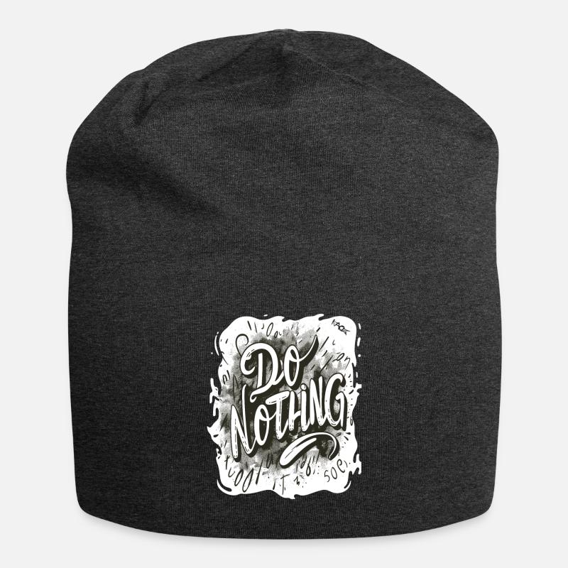 Ne faites rien ! - Bonnet en jersey - charbon
