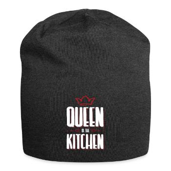 kitchen queen - Jersey Beanie - charcoal grey - Front