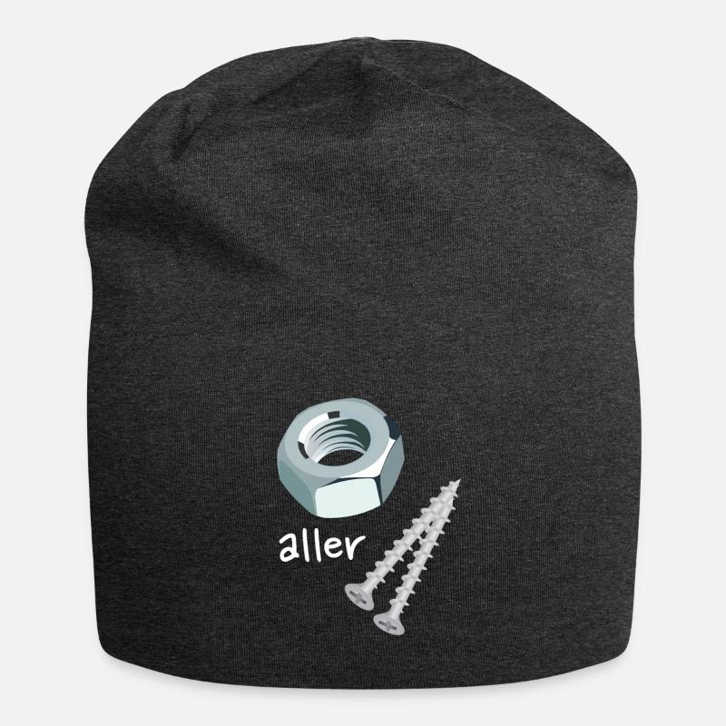 Mutter aller Schrauben - Jersey-Beanie - Anthrazit