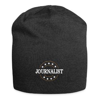 Journalist Beruf - Jersey-Beanie - Anthrazit - Vorne