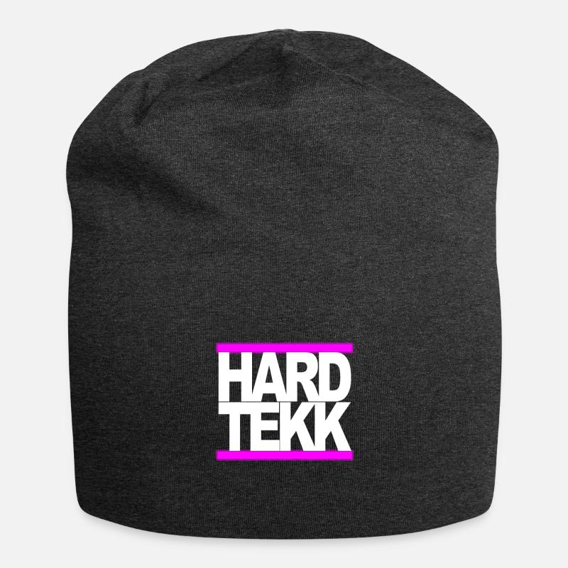 HARDTEKK - Bonnet en jersey - charbon