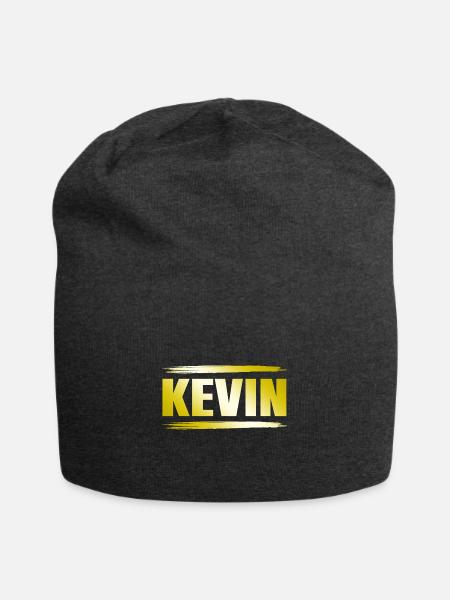 Kevin - Jersey-Beanie - Anthrazit