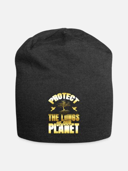 naturschutz umweltschutz - Jersey-Beanie - Anthrazit