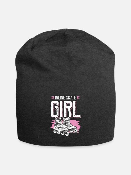 skate inline mädchen - Jersey-Beanie - Anthrazit