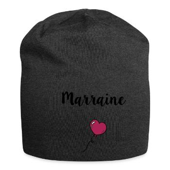 Patin Herz - Jersey-Beanie - Anthrazit - Vorne
