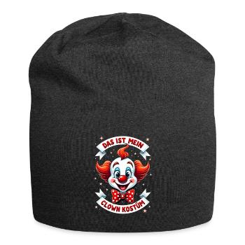 Carnival Clown Costume Carnival Carnival - Jersey Beanie - charcoal grey - Front