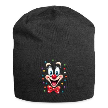 Déguisement de clown de carnaval Carnaval Carnaval - Bonnet en jersey - charbon - Devant