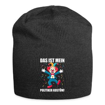 Carnival Costume Politician Carnival Carnival - Jersey Beanie - charcoal grey - Front