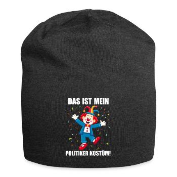 Carnival Costume Politician Carnival Carnival - Jersey Beanie - charcoal grey - Front