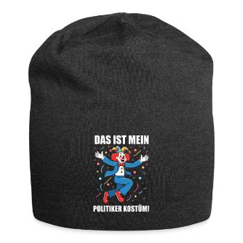 Carnival Costume Politician Carnival Carnival - Jersey Beanie - charcoal grey - Front