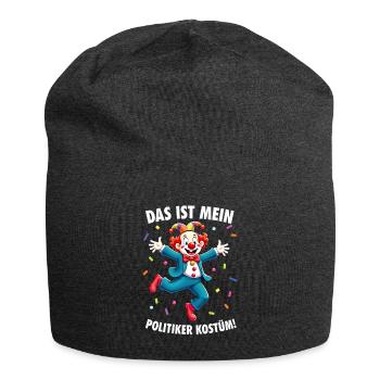Carnival Costume Politician Carnival Carnival - Jersey Beanie - charcoal grey - Front