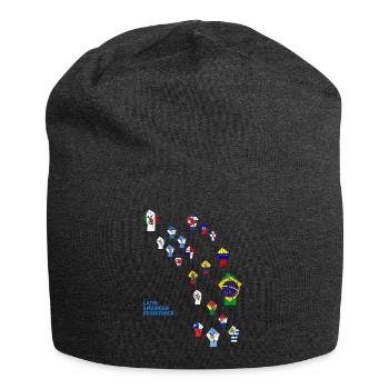Latin American Resistance  - Jersey Beanie - charcoal grey - Front