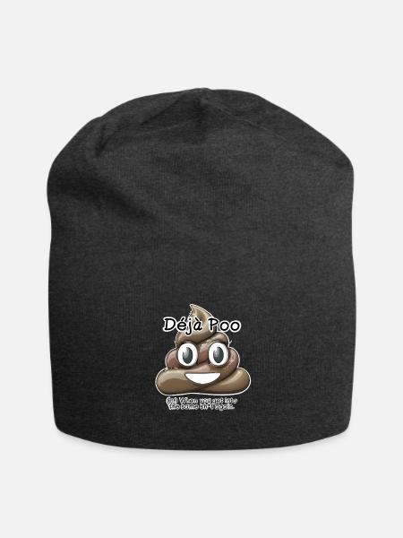 Déjà Poo - Jersey-Beanie - Anthrazit