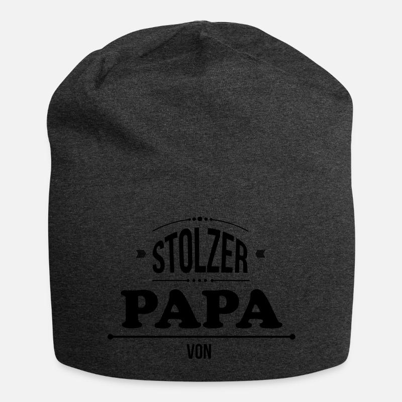 fier papa blanco - Bonnet en jersey - charbon