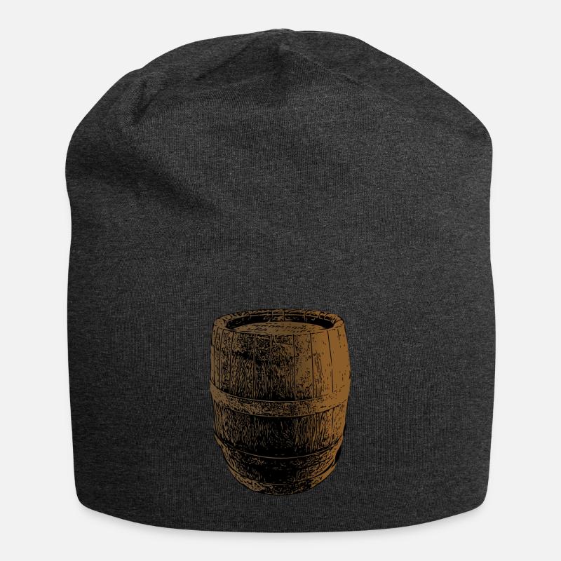 Barrel - Jersey Beanie - charcoal grey
