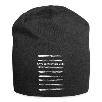 Rave between the lines - Koks Kokain Techno - Jersey-Beanie - Anthrazit - Vorne