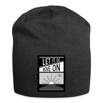 Laissez tomber. Passe à autre chose. - Bonnet en jersey - charbon - Devant