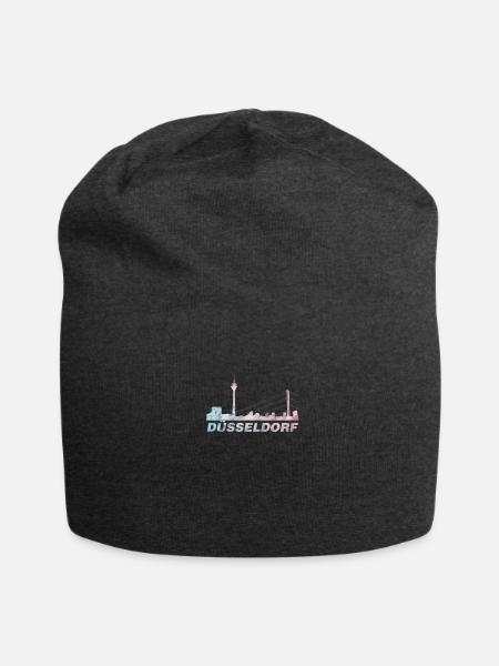 Düsseldorf - Jersey-Beanie - Anthrazit